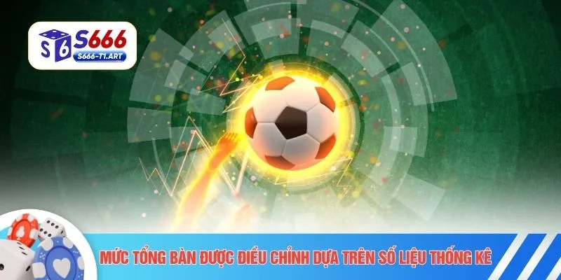 Mức tổng bàn được điều chỉnh dựa trên số liệu thống kê 