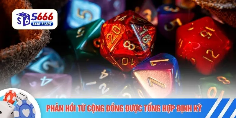 Phản hồi từ cộng đồng được tổng hợp định kỳ 